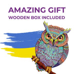 Wooden Jigsaw Puzzle Owl