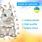 Wooden Jigsaw Puzzle Ara Parrot