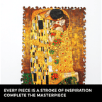 Wooden Jigsaw Puzzle The Kiss (Gustav Klimt)