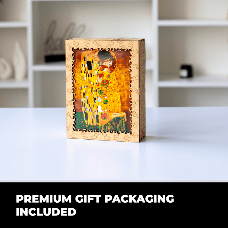 Wooden Jigsaw Puzzle The Kiss (Gustav Klimt) (B2B)