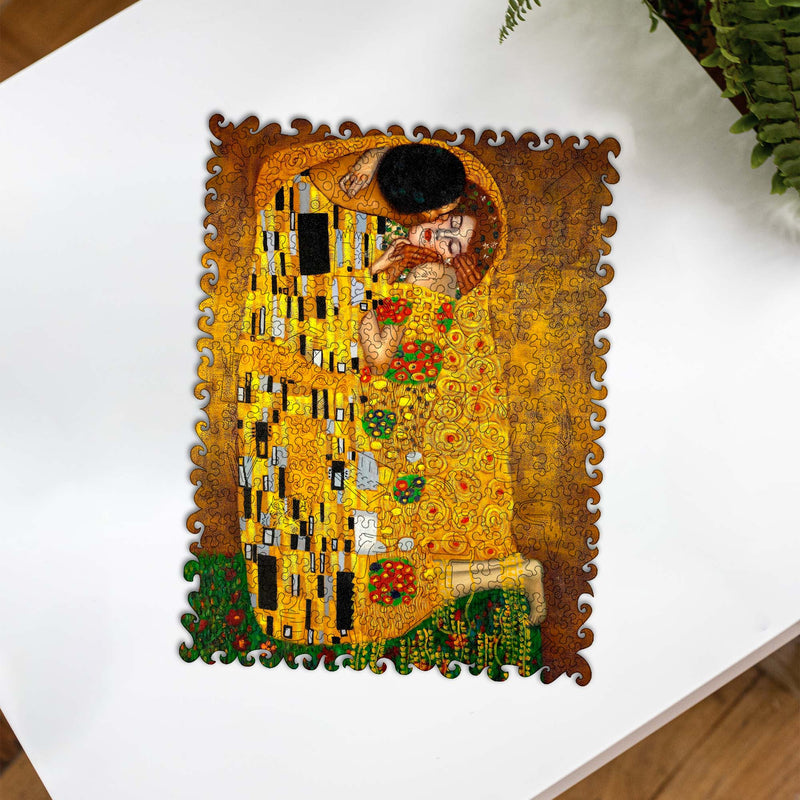 Wooden Jigsaw Puzzle The Kiss (Gustav Klimt) (B2B)