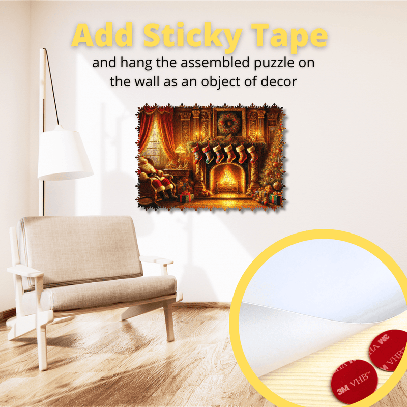 Wooden Jigsaw Puzzle The Warmth of Christmas