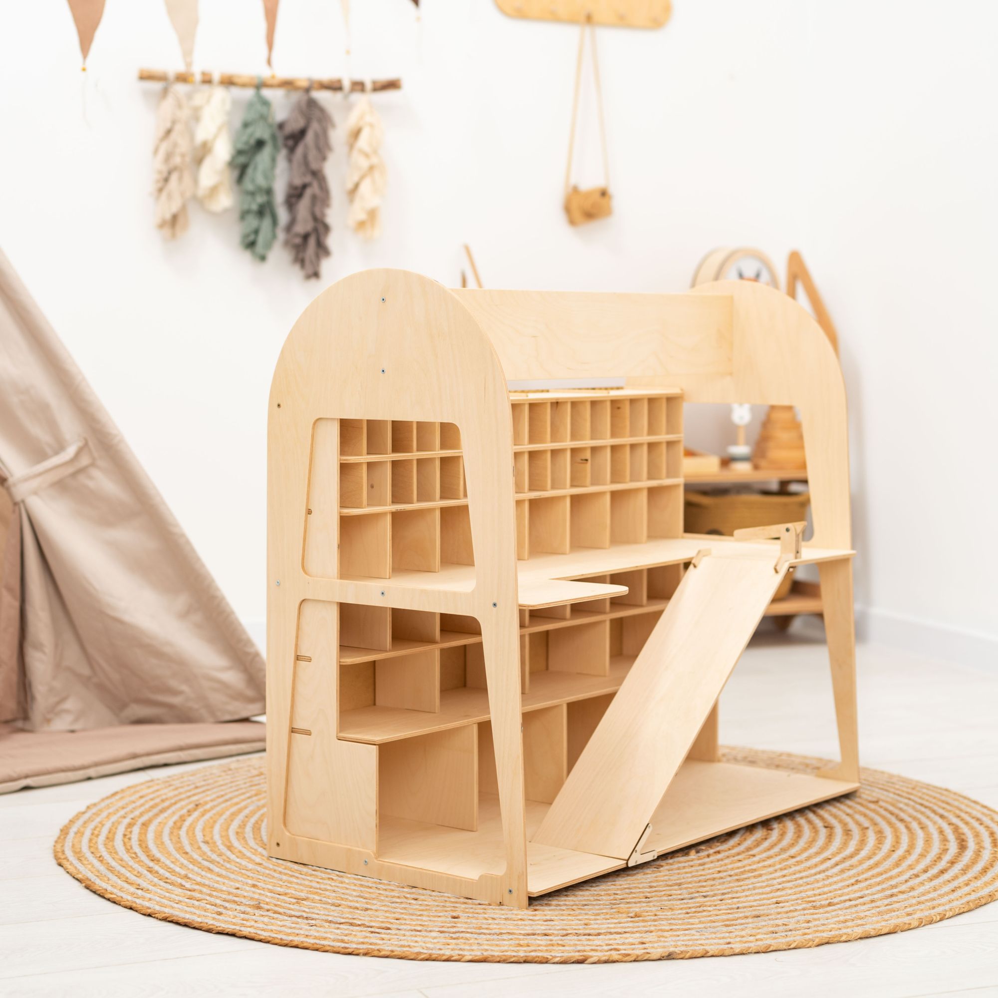 toy car storage garage