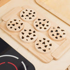 cooking toys on wood