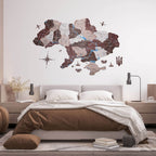 map wall decor