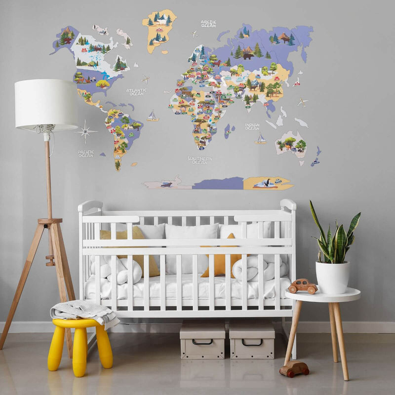 Kid's Wall Map