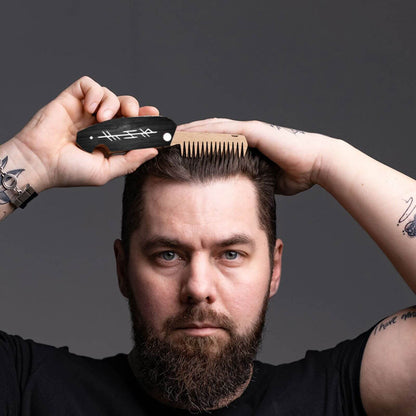 men wood combs 
