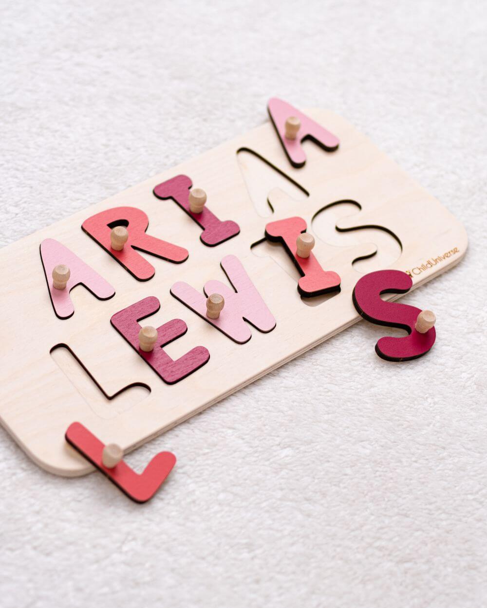 wooden double puzzle 