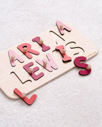 wooden double puzzle 