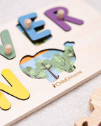 double dino name puzzle 