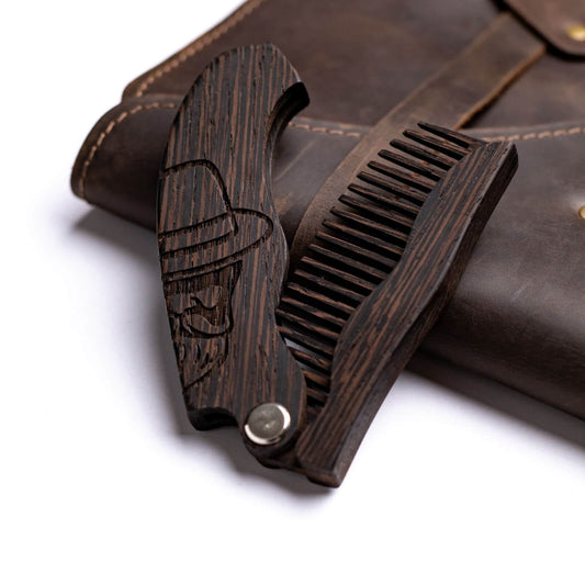 wooden gidt comb 