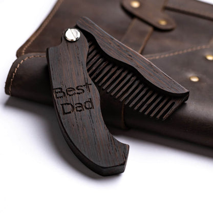 wenge beard comb 