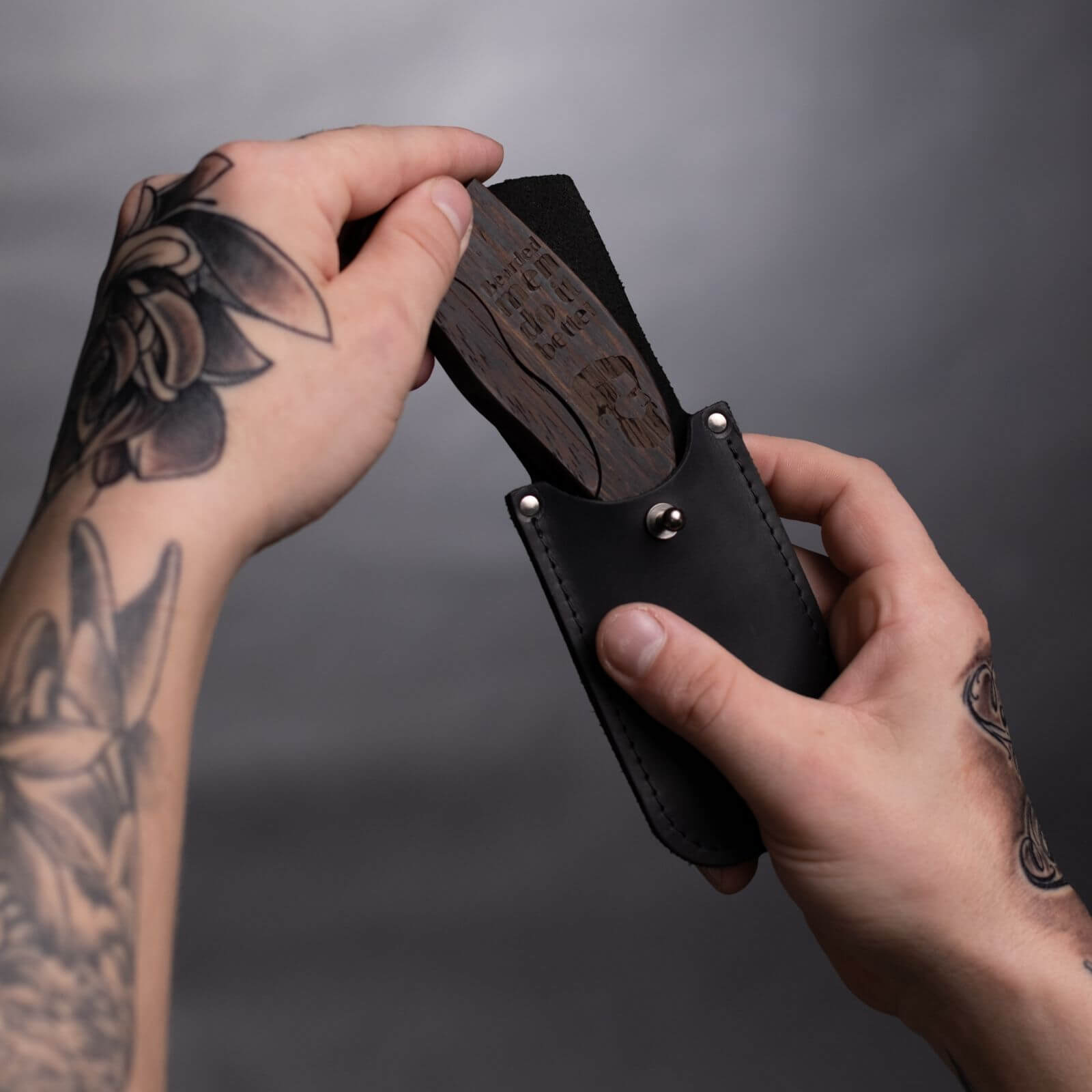 leather case for comb