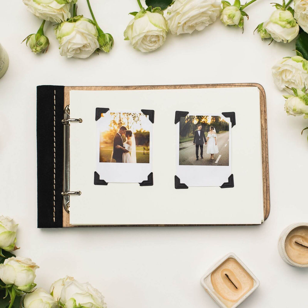 woody leather album 