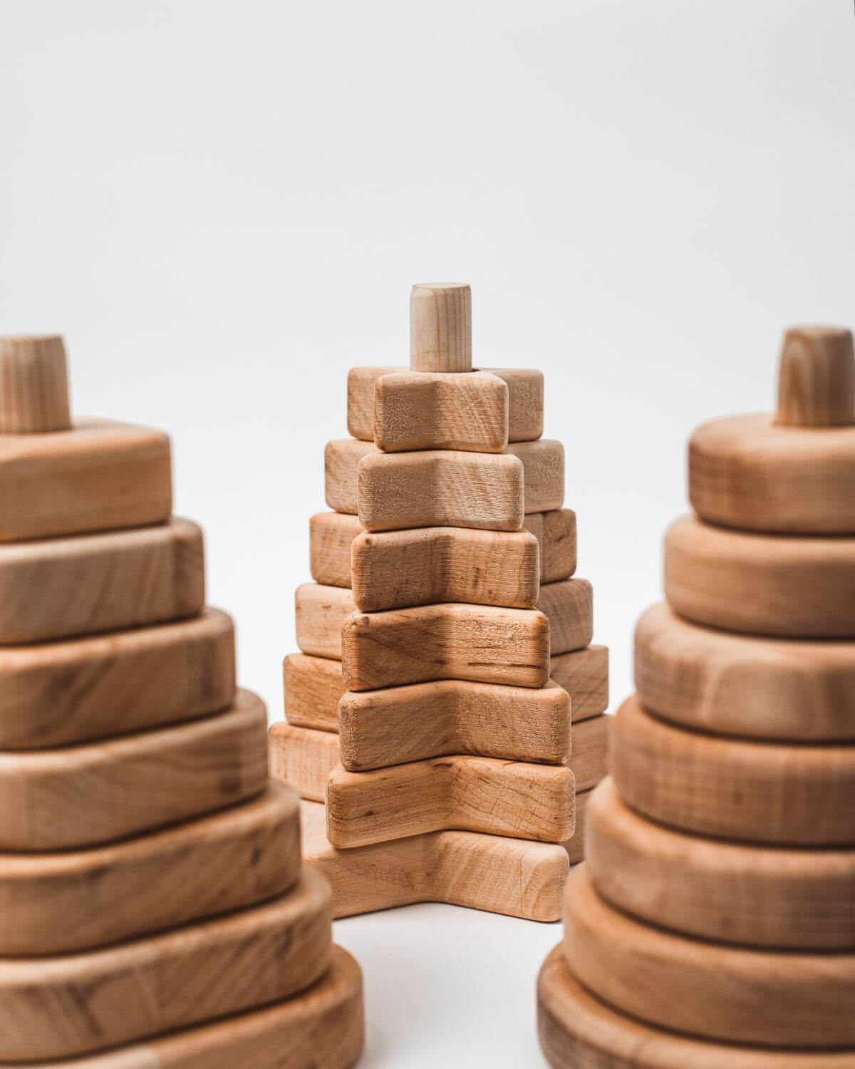 wooden square stacking 