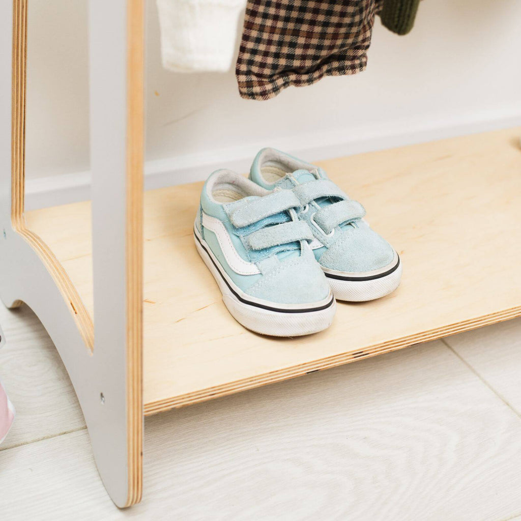 wooden dress up rack