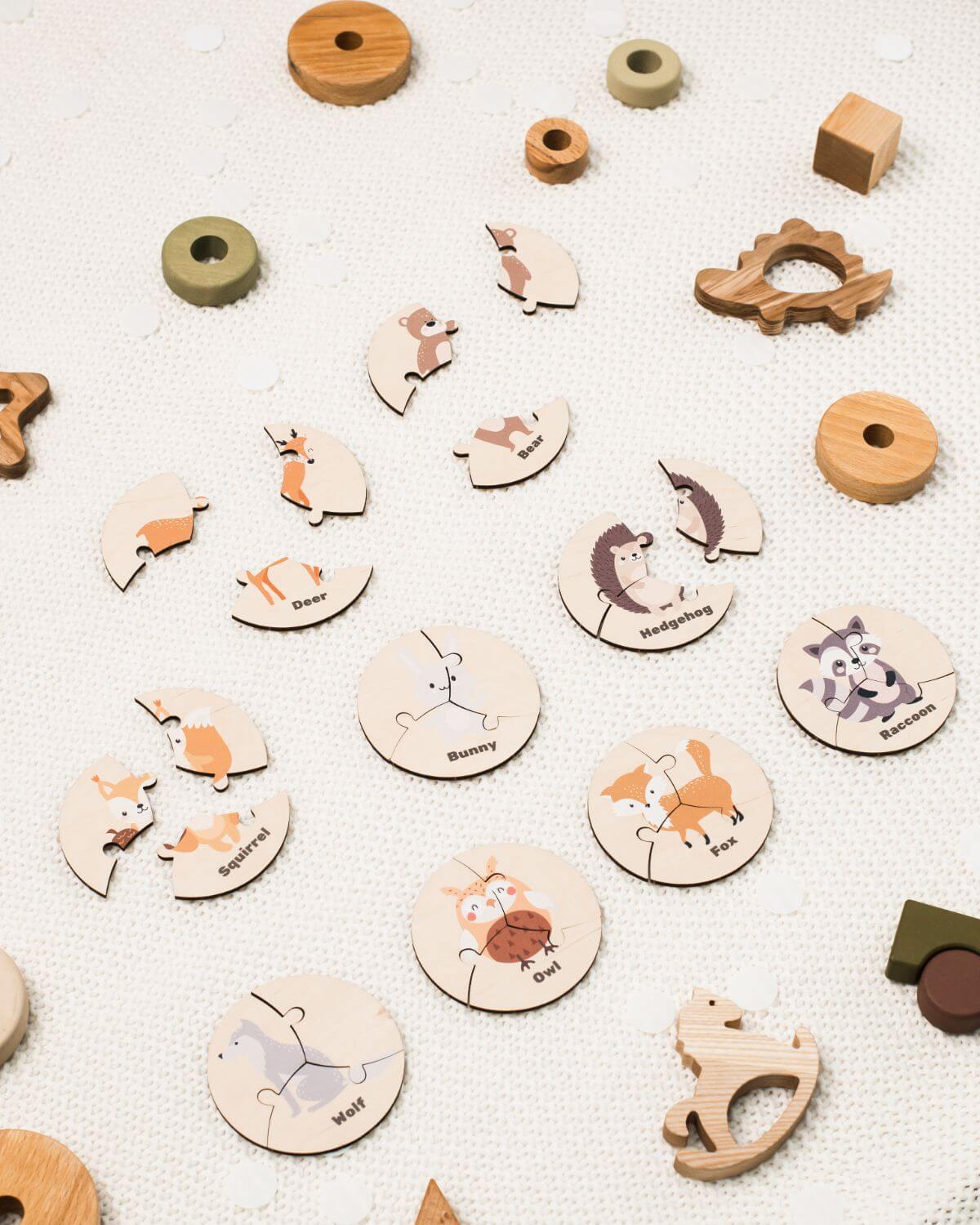 woodland animals set  