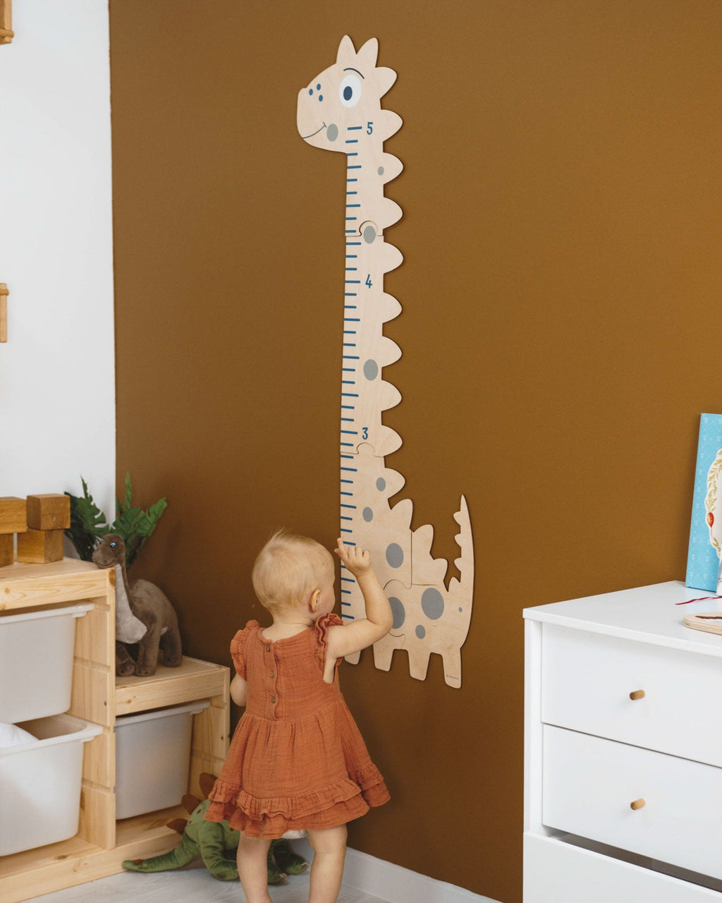 kids wooden growth chart
