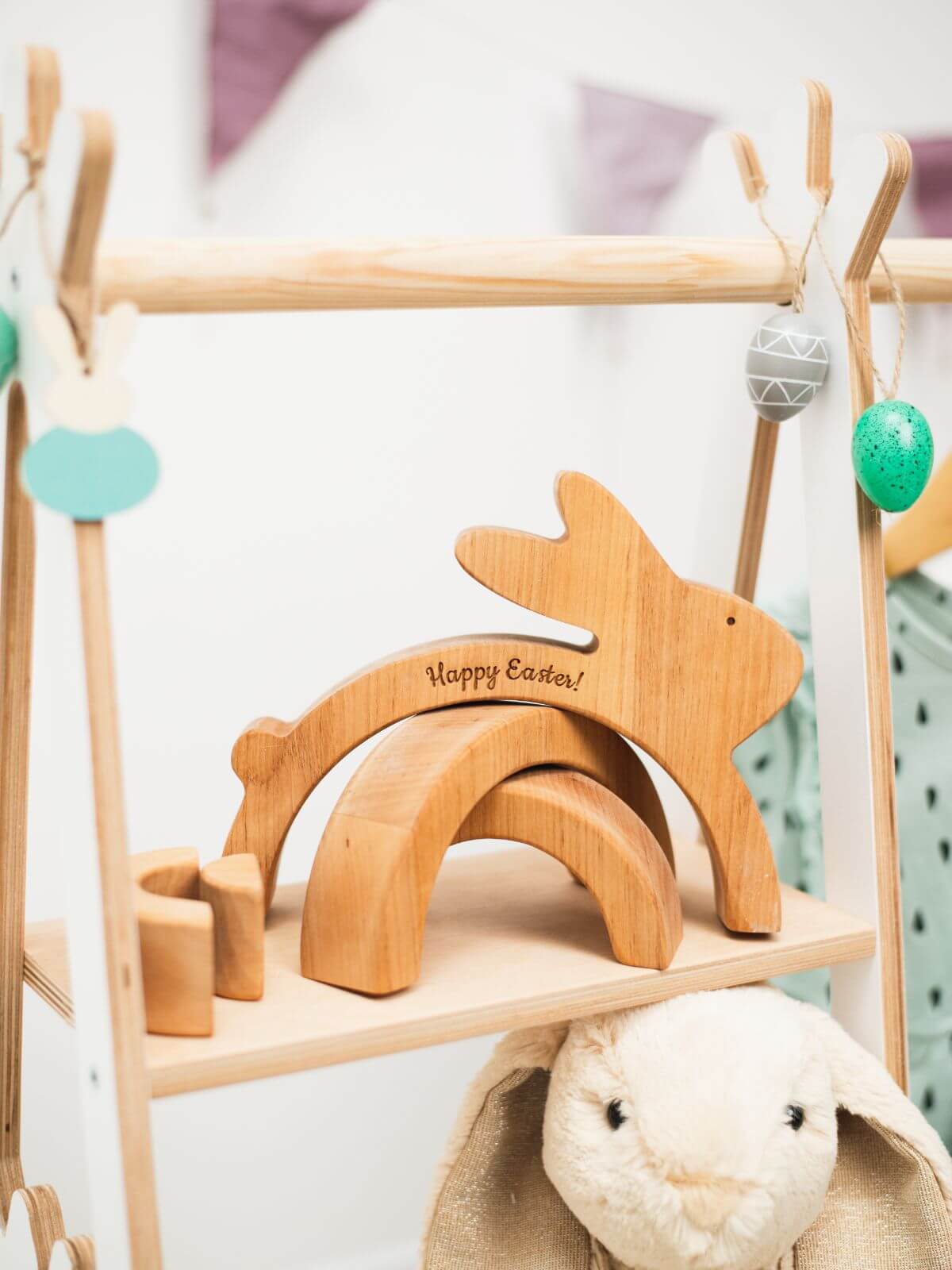 wooden toy bunny 