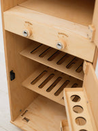  toy wooden refrigerator