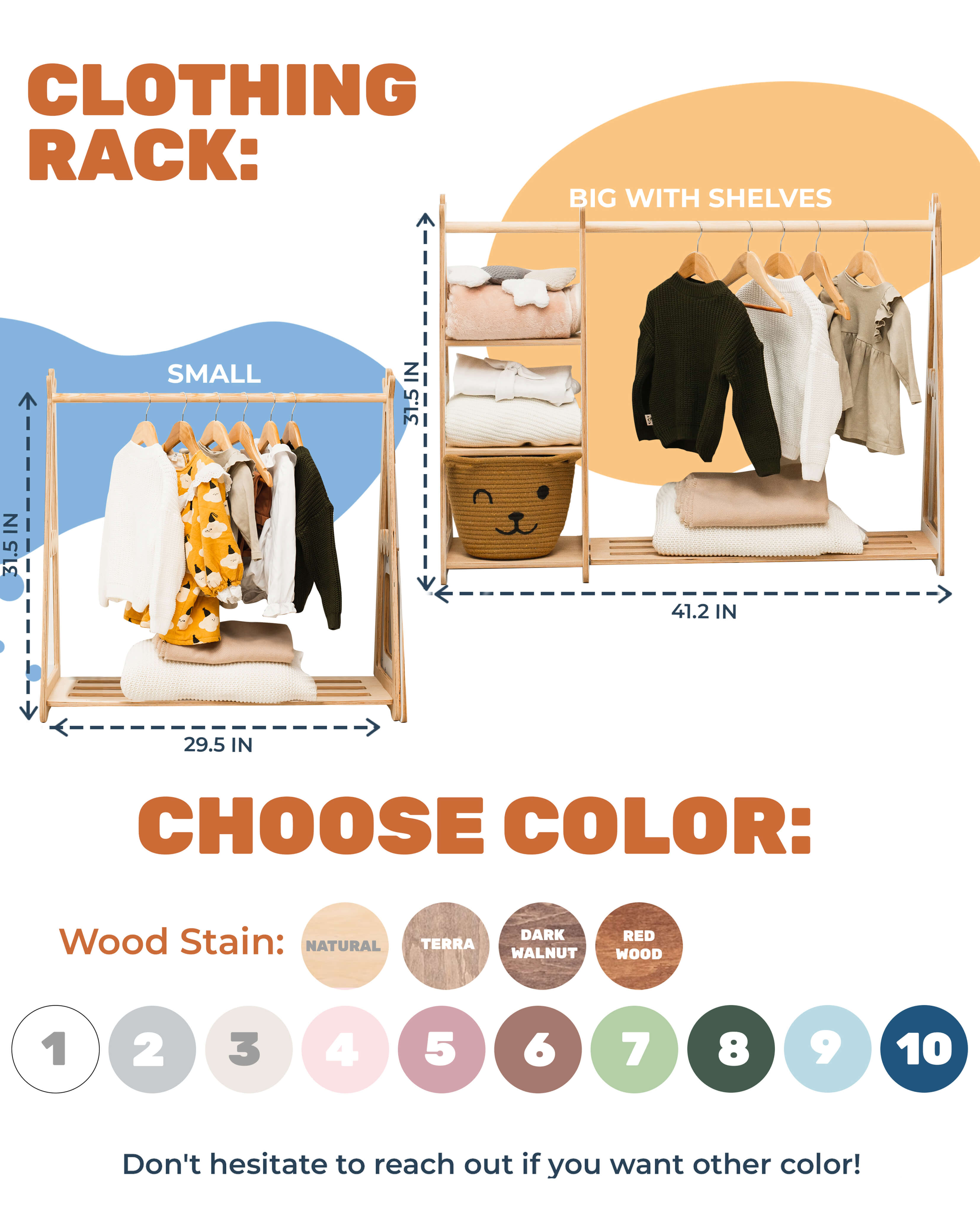 Teepee Clothing Rack (USA only)