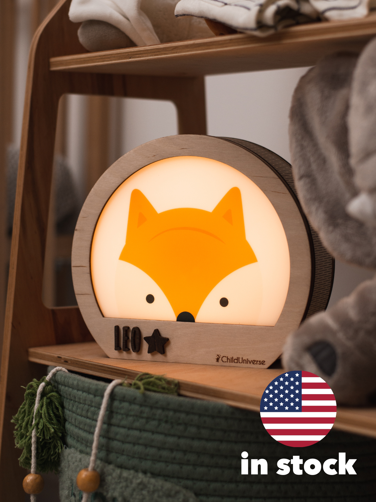 fox night light