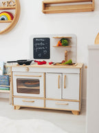 wooden play kitchen 