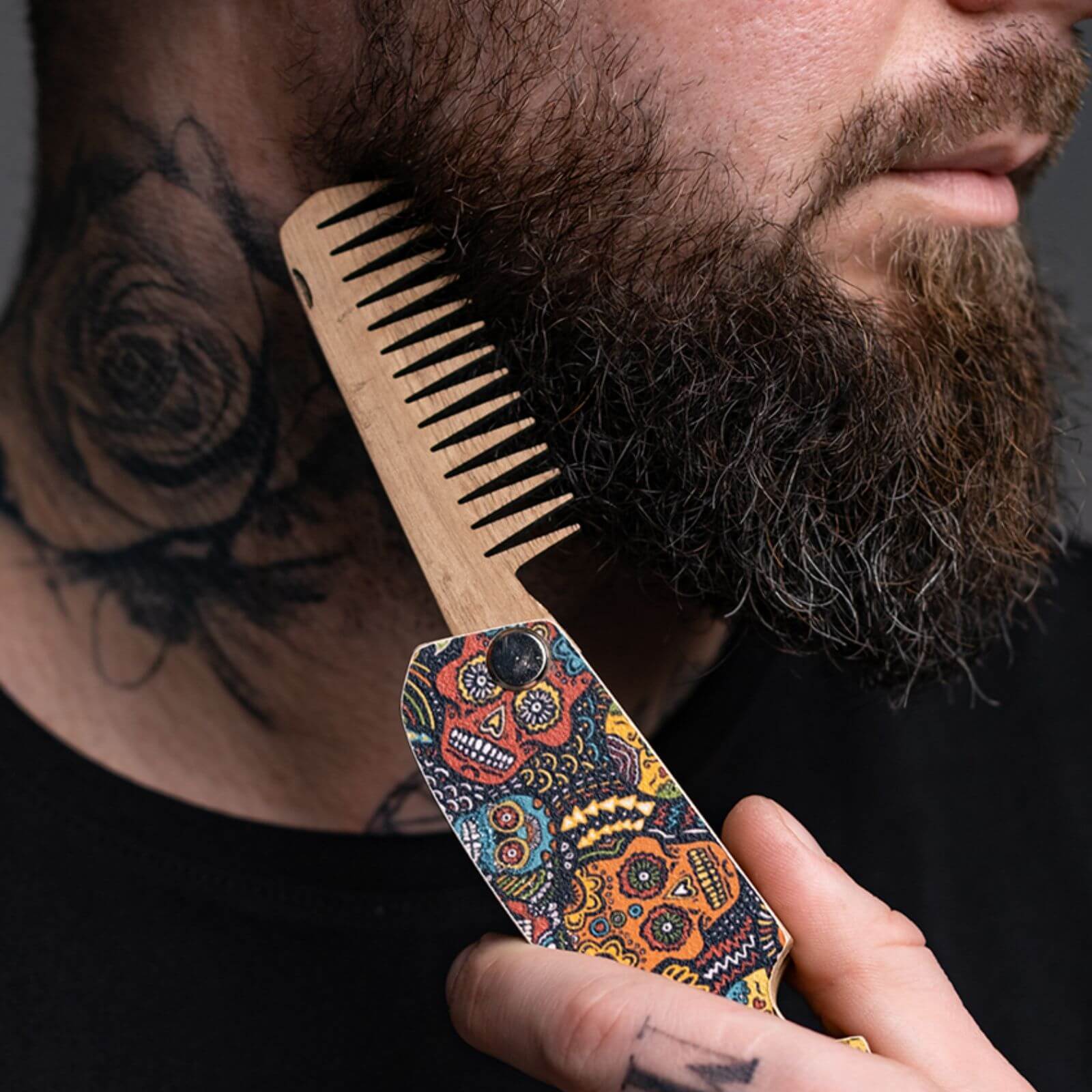Pattern combs for man 