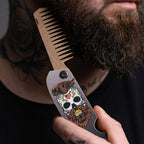 combs with painting 