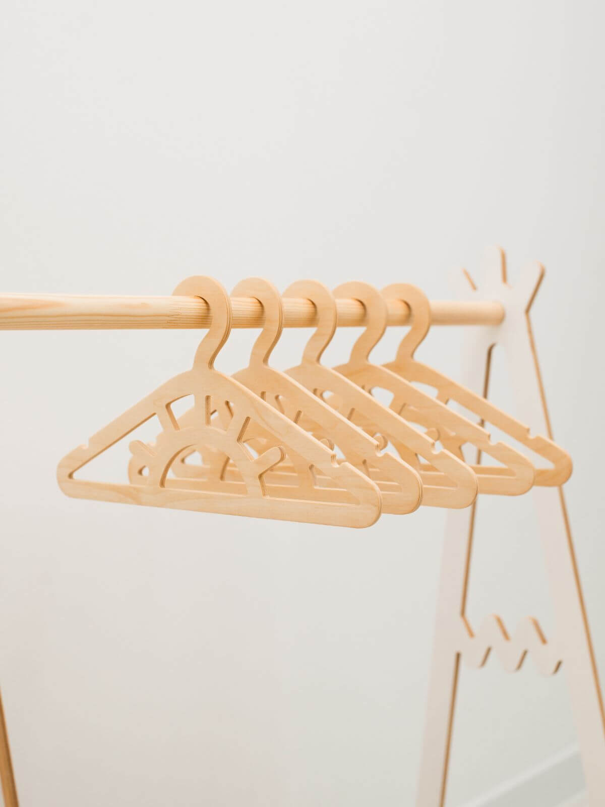 wooden  clothes hangers